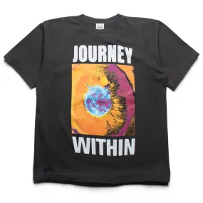 topstitching Seamless Shoulder Transition CRTFD Journey Within Tee - Vintage Black