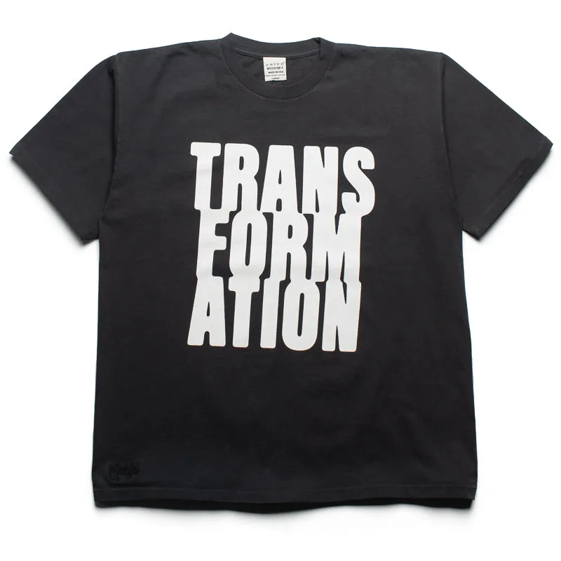 CRTFD Transformation Tee - Vintage Black Lay flat to dry
