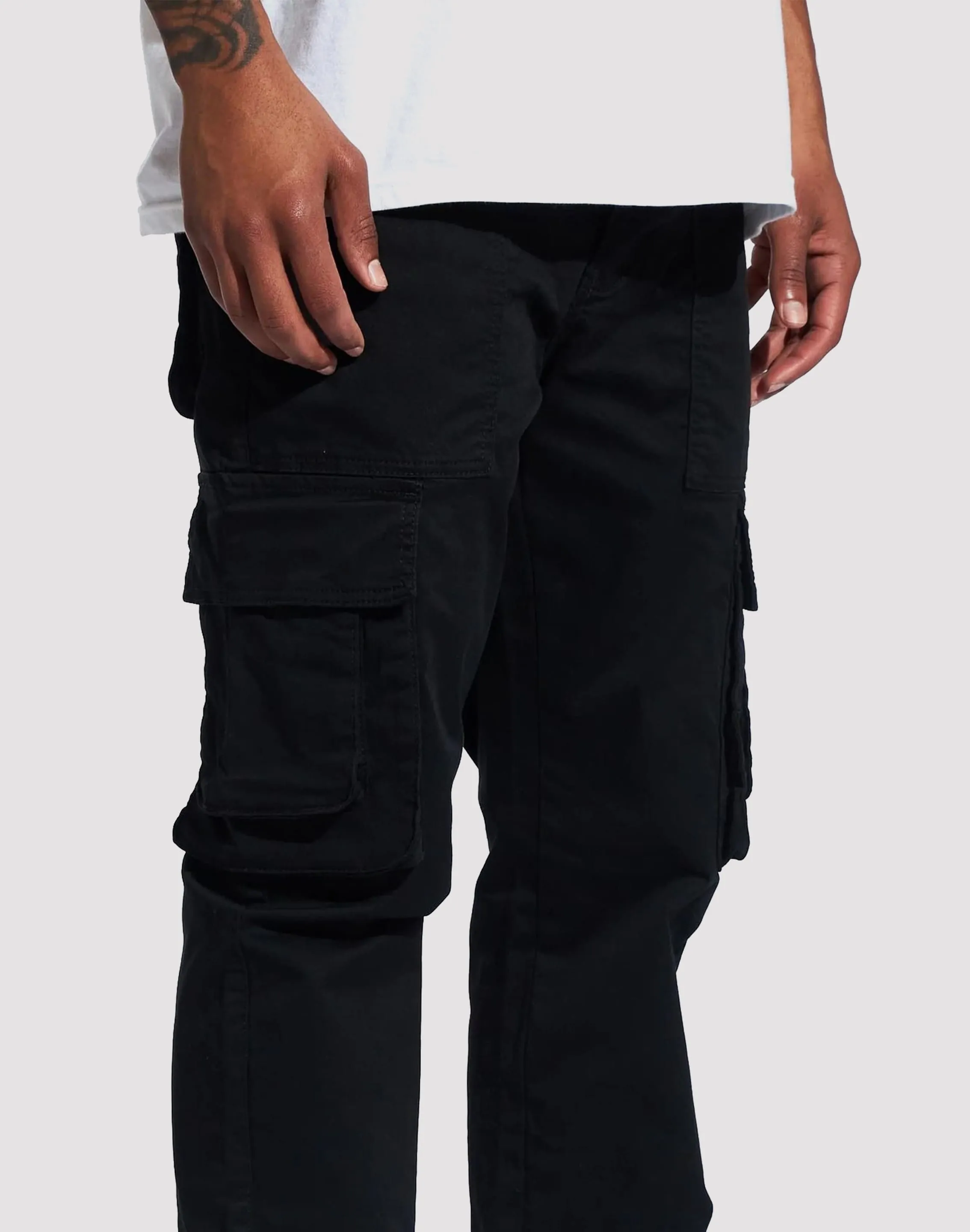 Crysp Denim Allen Cargo Pants Flash Look Elite Vibe