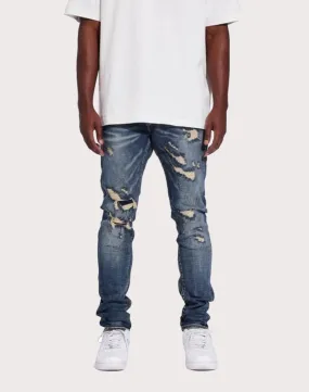 Crysp Denim Atlantic Slim Fit Jeans Japan Neat Brave Fit