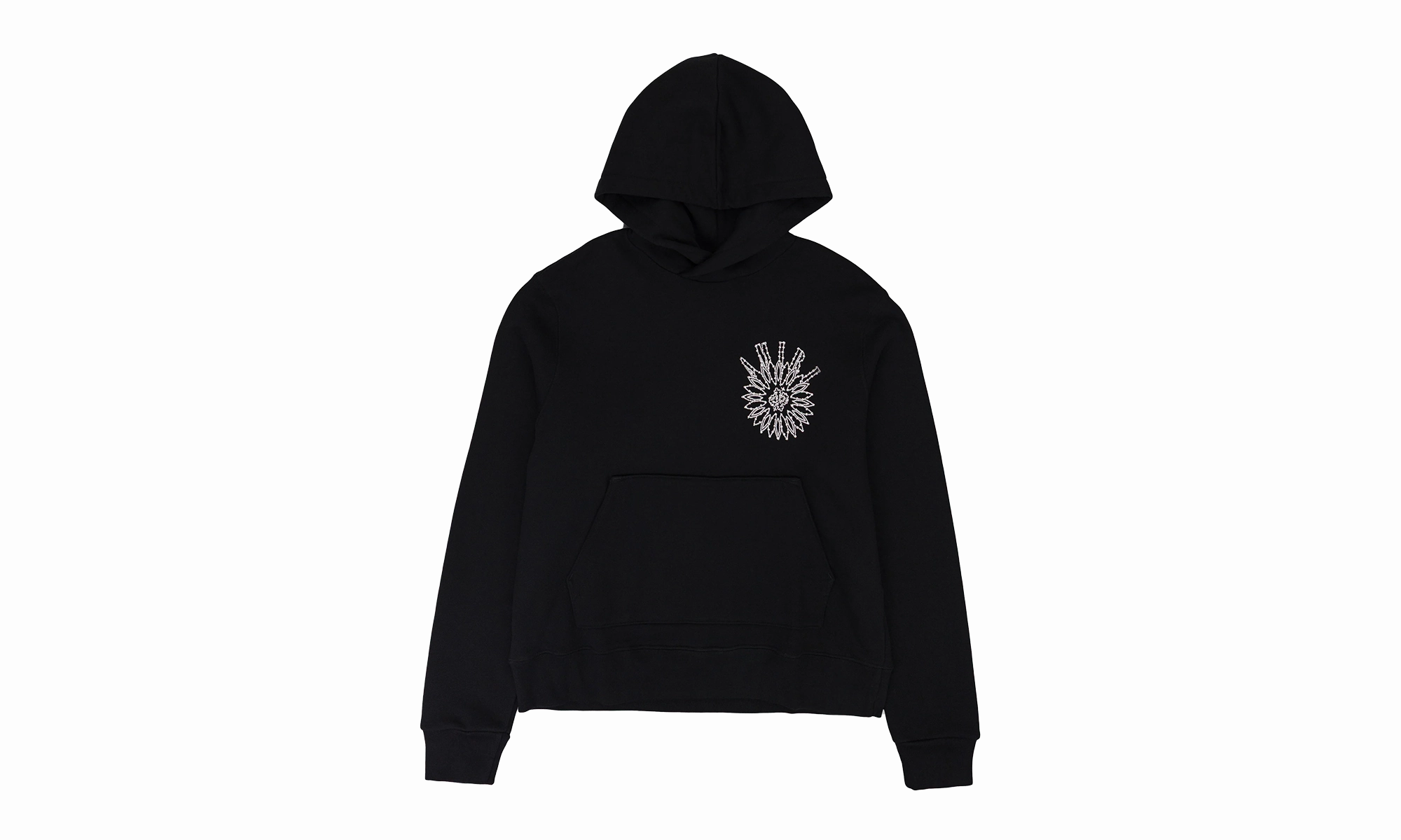 Crystal Stick Poke Hoodie "Black"