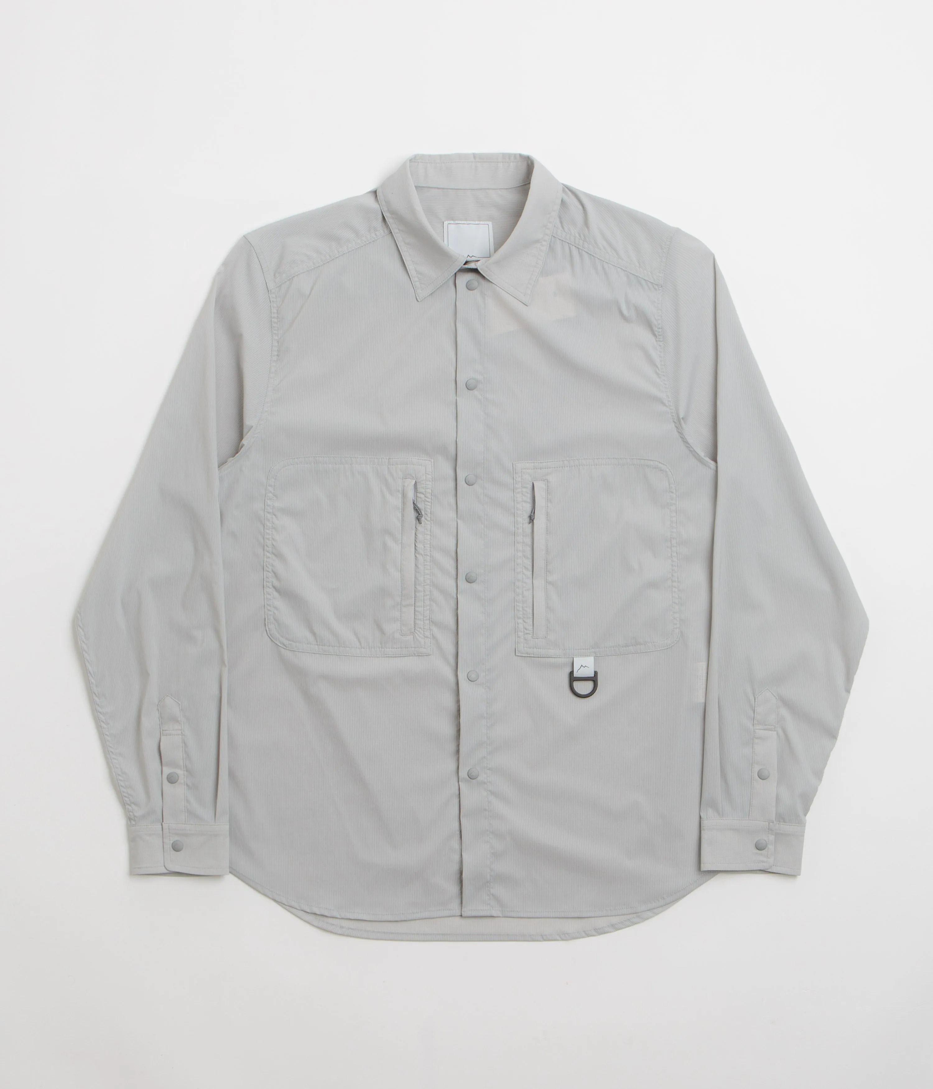 slim cut Workwear Ready Cayl Stretch Nylon Hiker Shirt - Light Grey