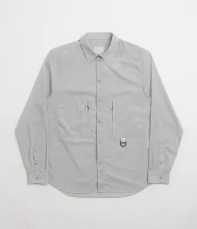 slim cut Workwear Ready Cayl Stretch Nylon Hiker Shirt - Light Grey