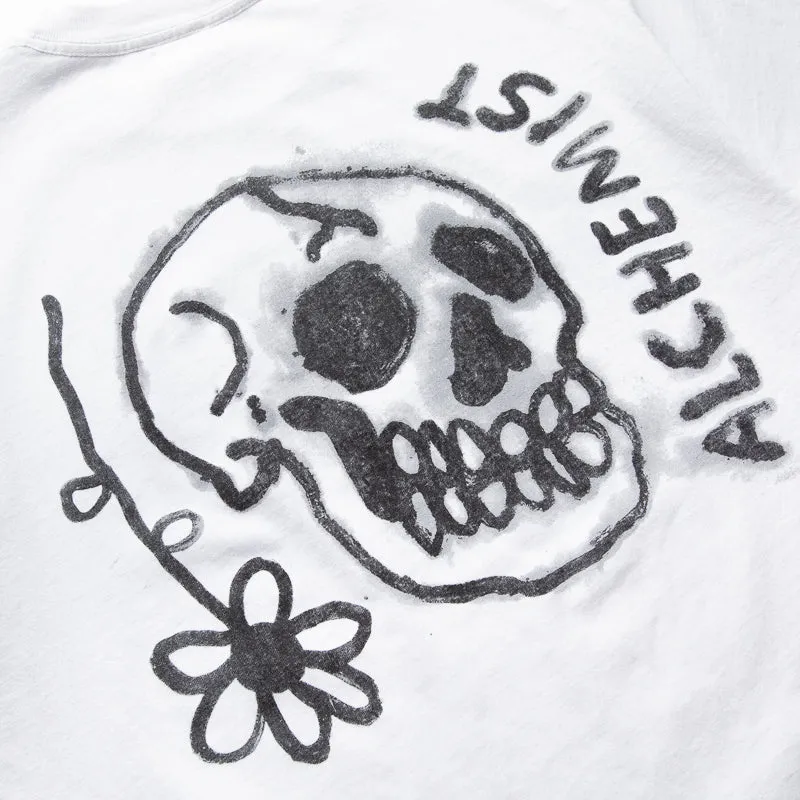 Alchemist Paradise Lost Tee - White lounge pants silhouette