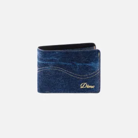 Youth Glow CURSIVE BIFOLD WALLET - INDIGO DENIM