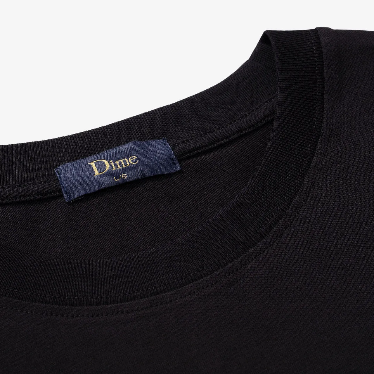 Cursive Power T-Shirt hook and eye closure Oversized