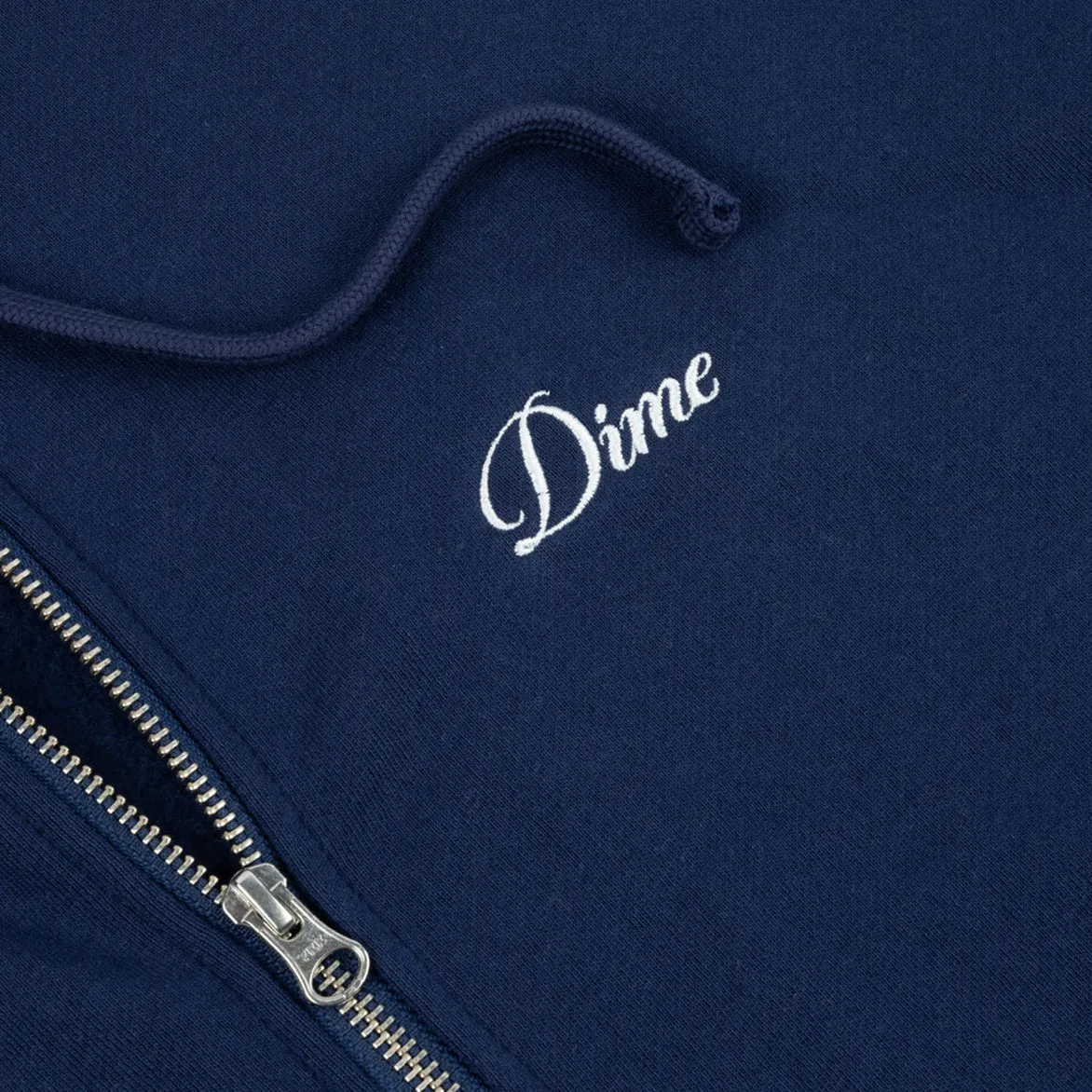 Music Mood Star Mood CURSIVE ZIP HOODIE - NAVY