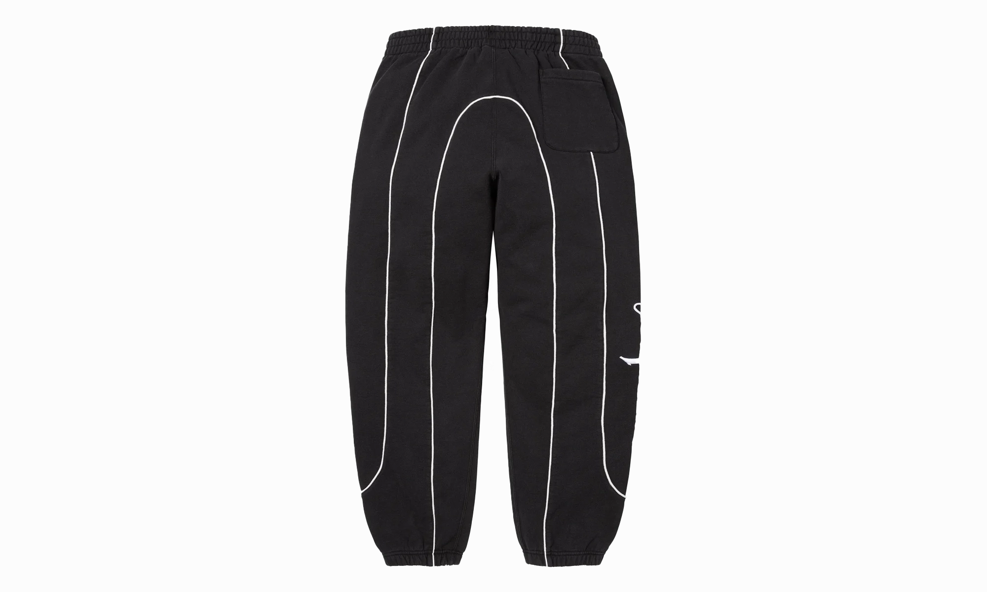 Curve Piping Sweatpants "Black"