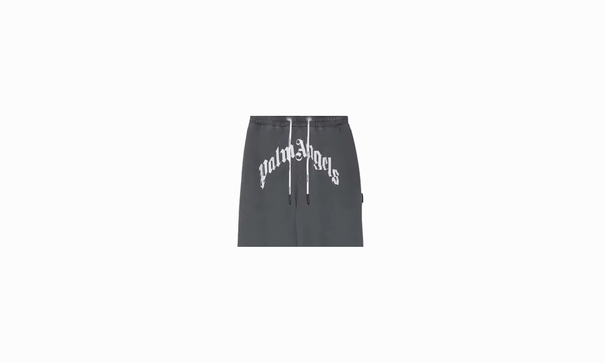 Curved Logo Sweatpants "Vintage Black"