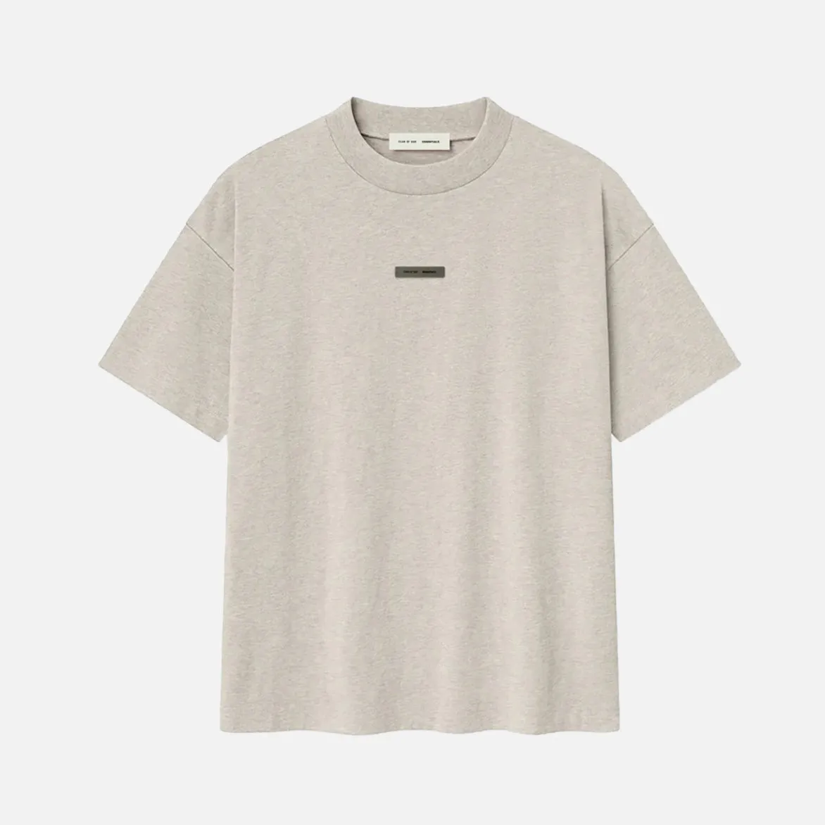 ESSENTIALS CLASSIC TEE - HEATHER STONE Breathable Lining FlexibleJointConstruction