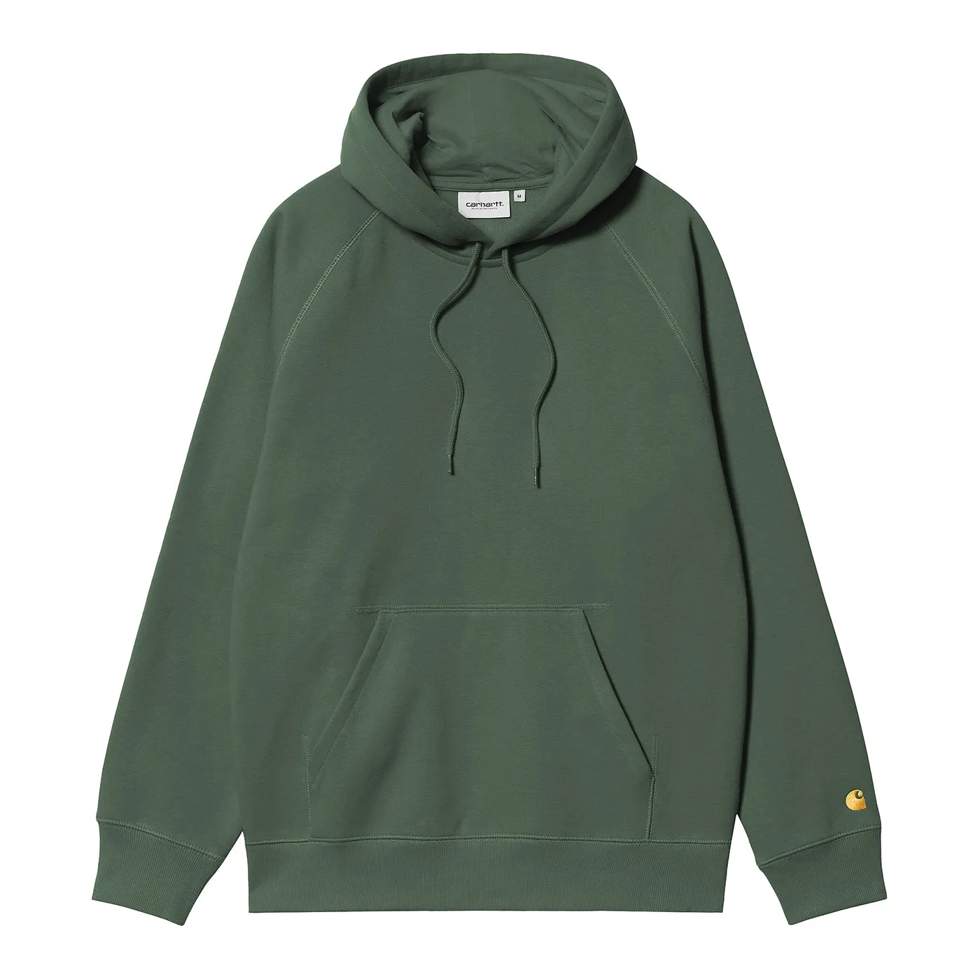 Carhartt WIP Hooded Chase Sweat -  Sycamore Tree / Gold Family outing Ergonomic Tailoring
