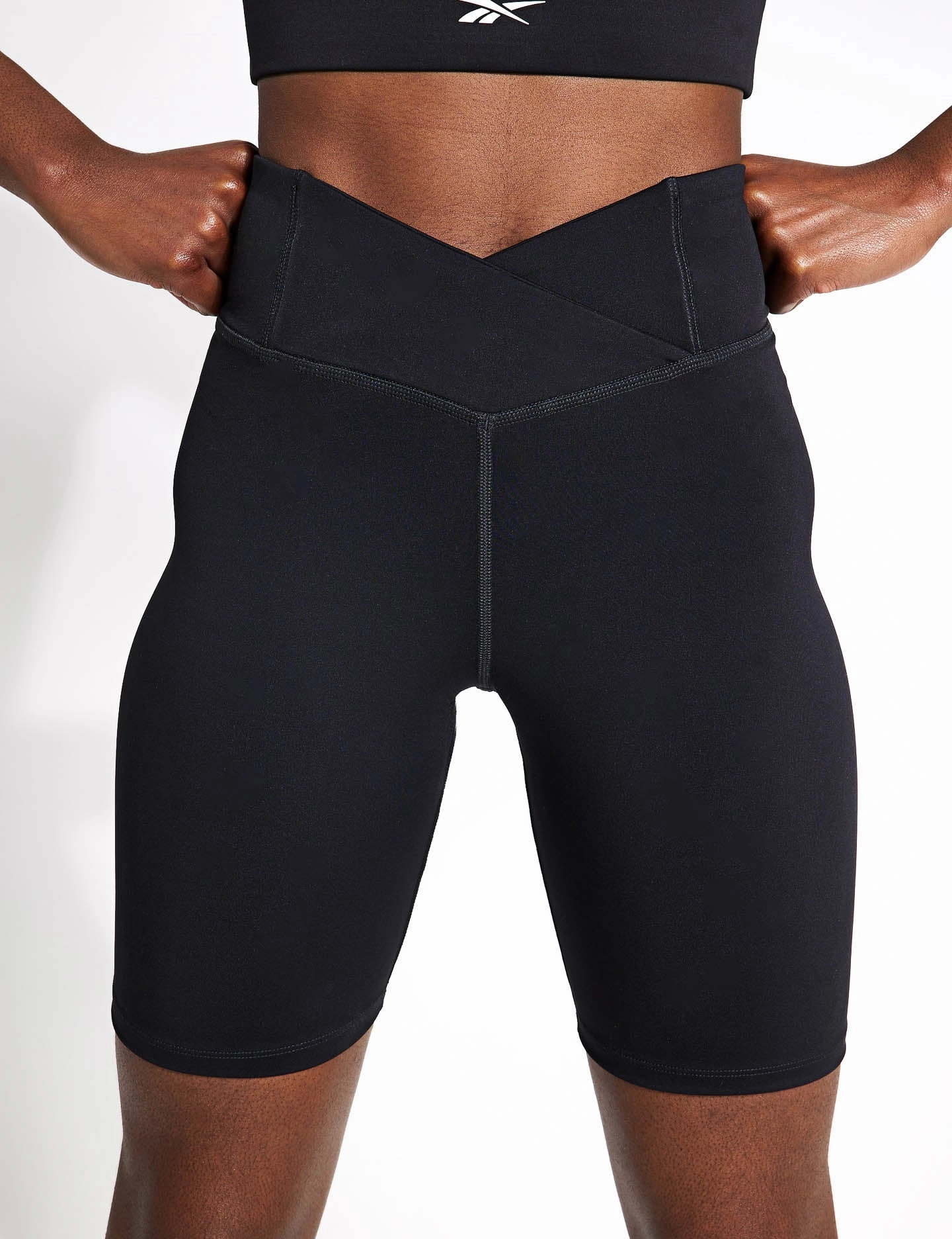 Lightweight Weave Workout Ready Basic Bike Shorts - Night Black