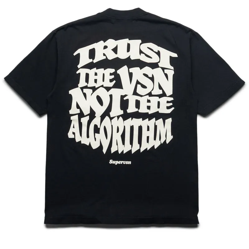 Frayed hem Bestseller Supervsn Trust The VSN Tee - Black