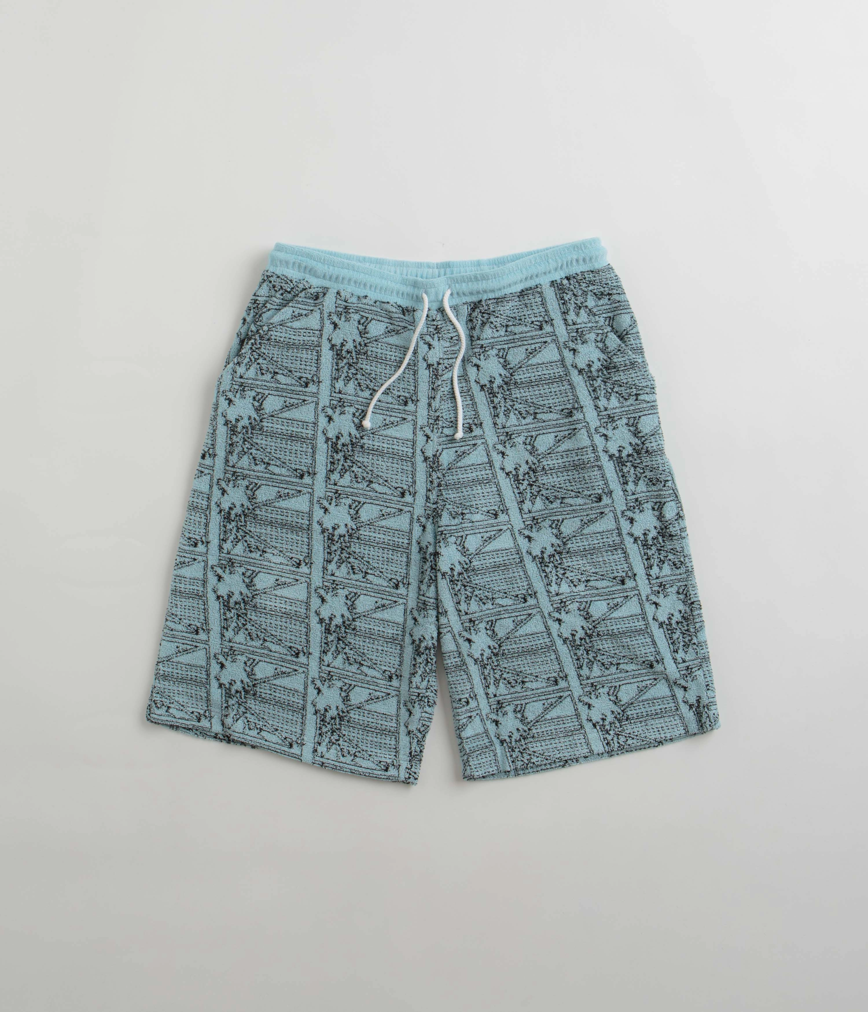Vacation Outfit Stay Cool Technology Rassvet Miami Terry Shorts - Light Blue
