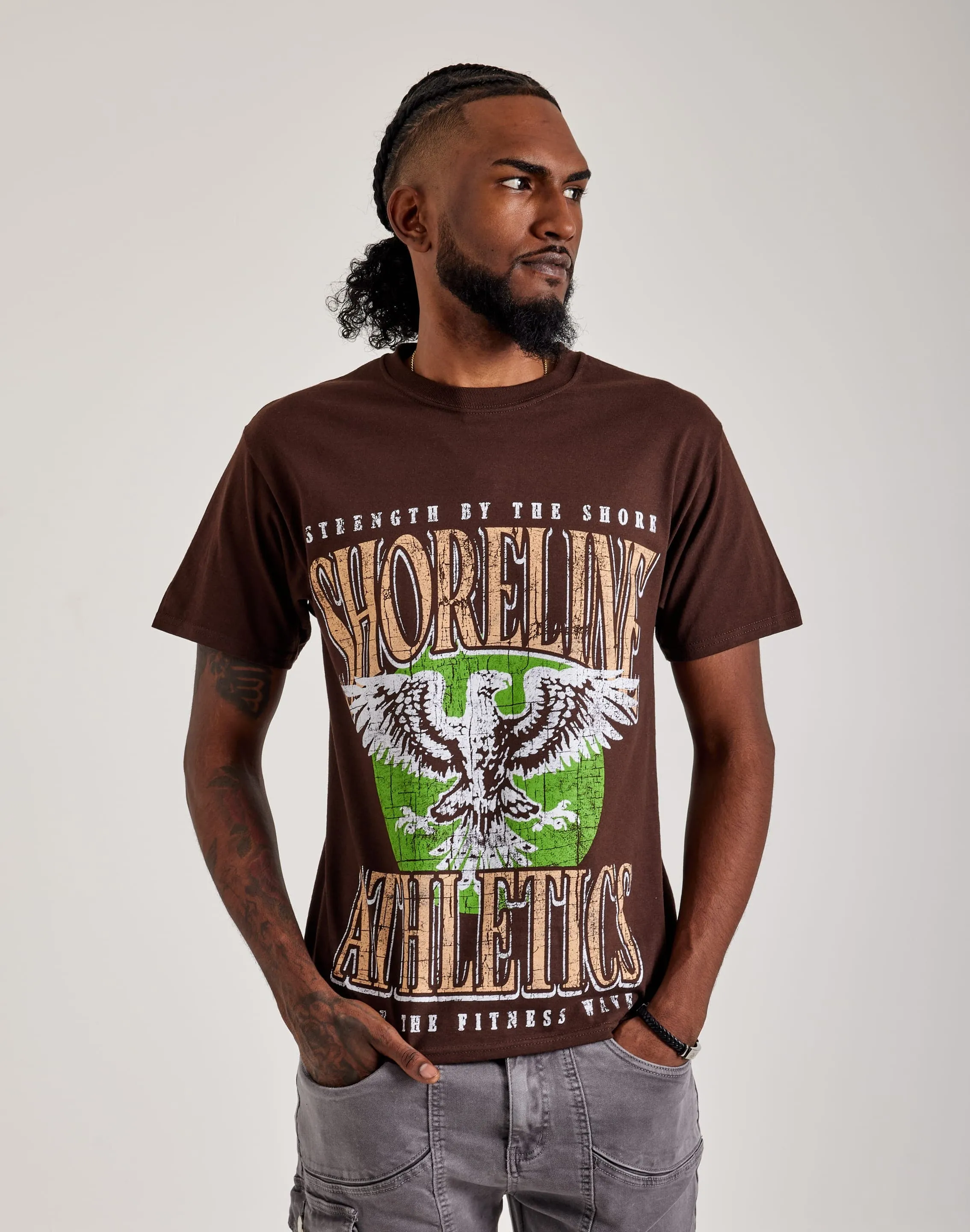 CVLA Shoreline Athletics Tee Moon Cool Joyful Mood