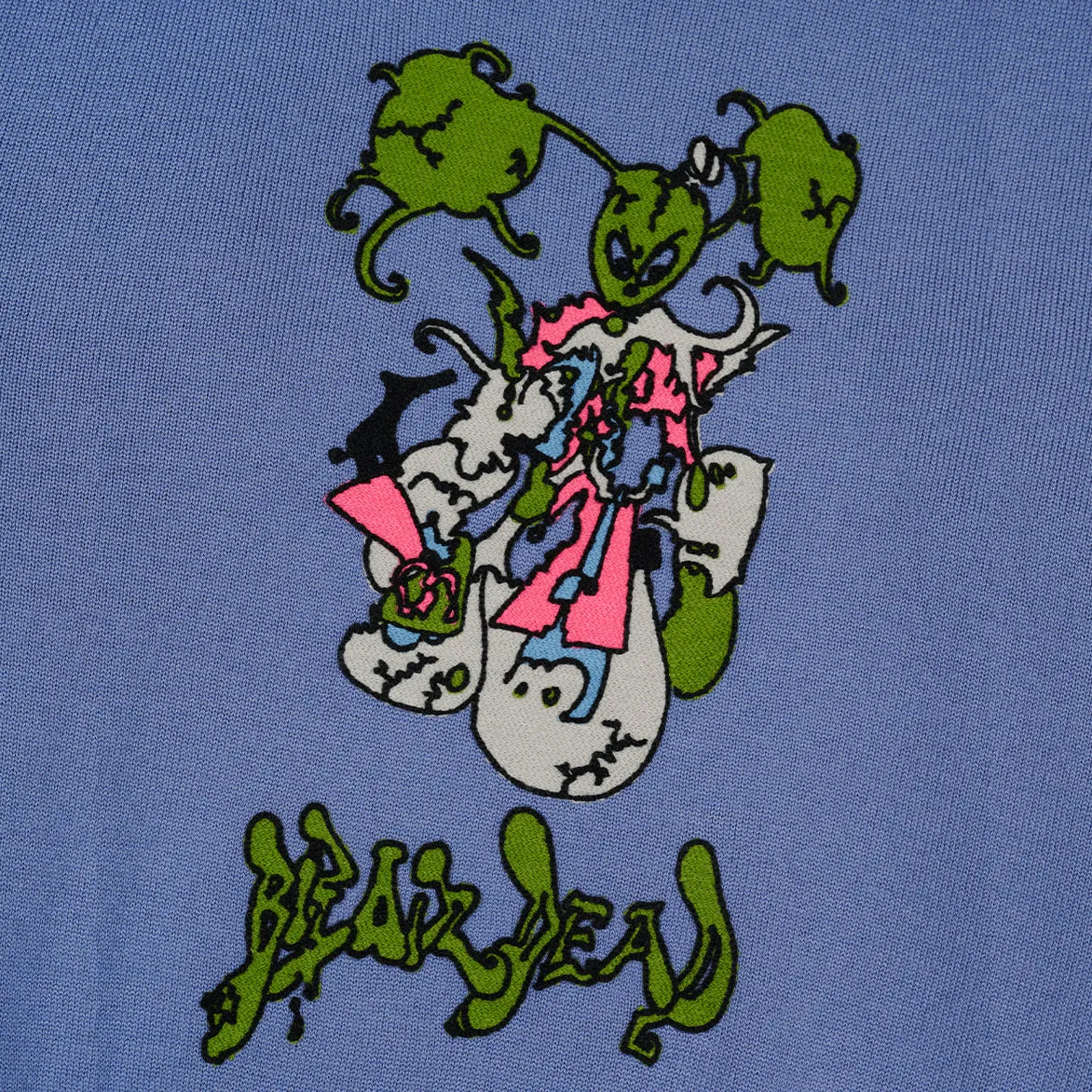 CYBER BUNNY SWEATER - BLUE Mature Charm