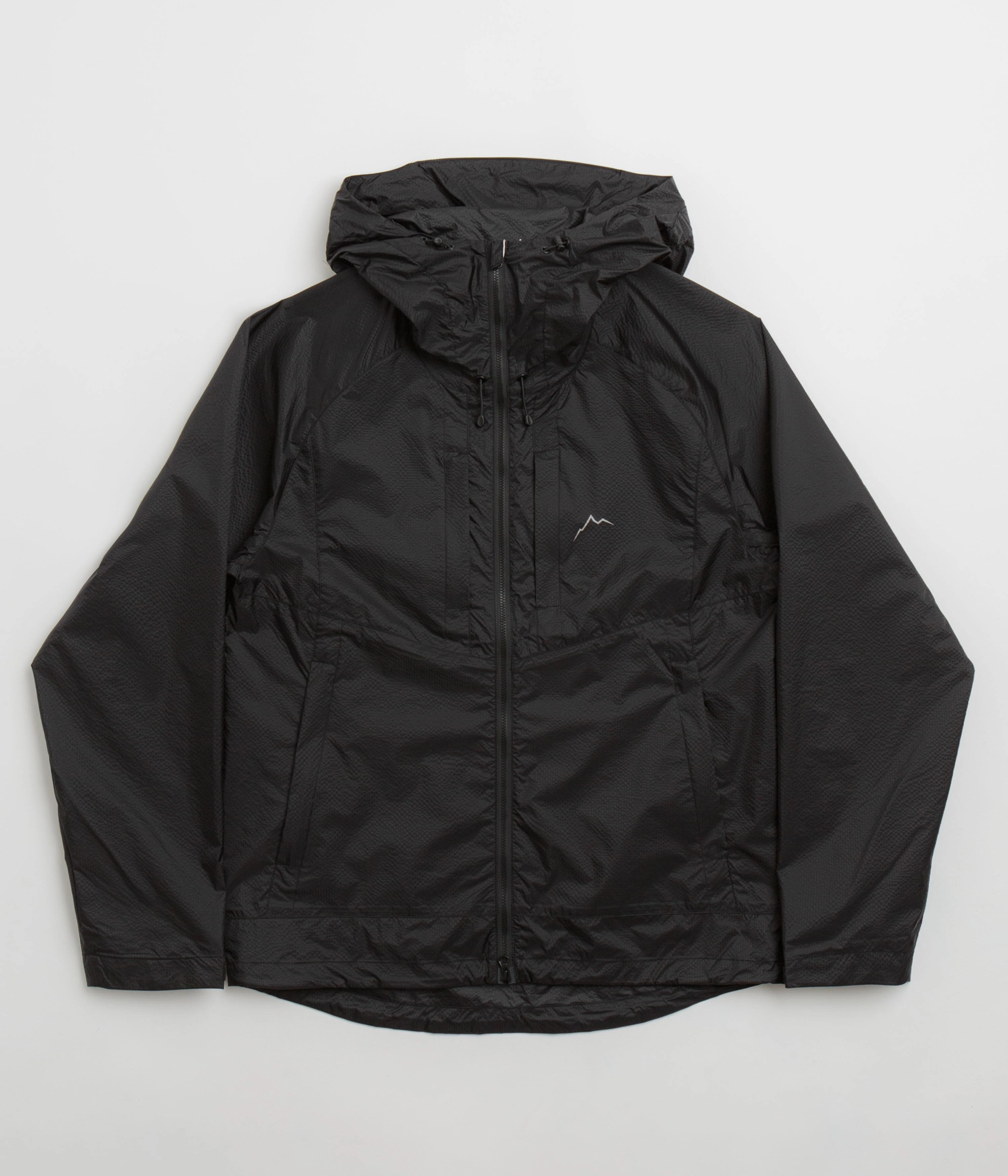 Cayl Ripstop Nylon Jacket - Black scarf