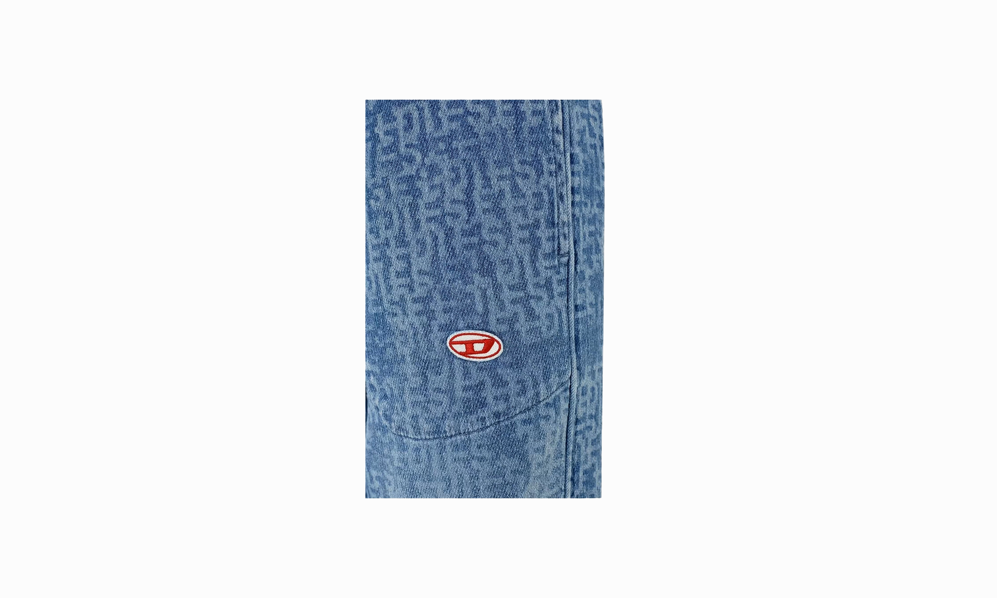 D-MARTIANS-NE Sweat jeans "LIGHT BLUE" Artist Vibe Sustainable Modern Silhouette