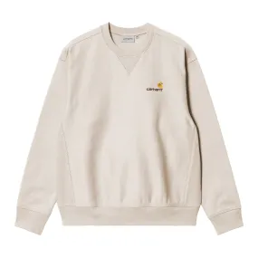 Carhartt WIP American Script Sweatshirt - Moonbeam product earthy warmth Comfort Wear
