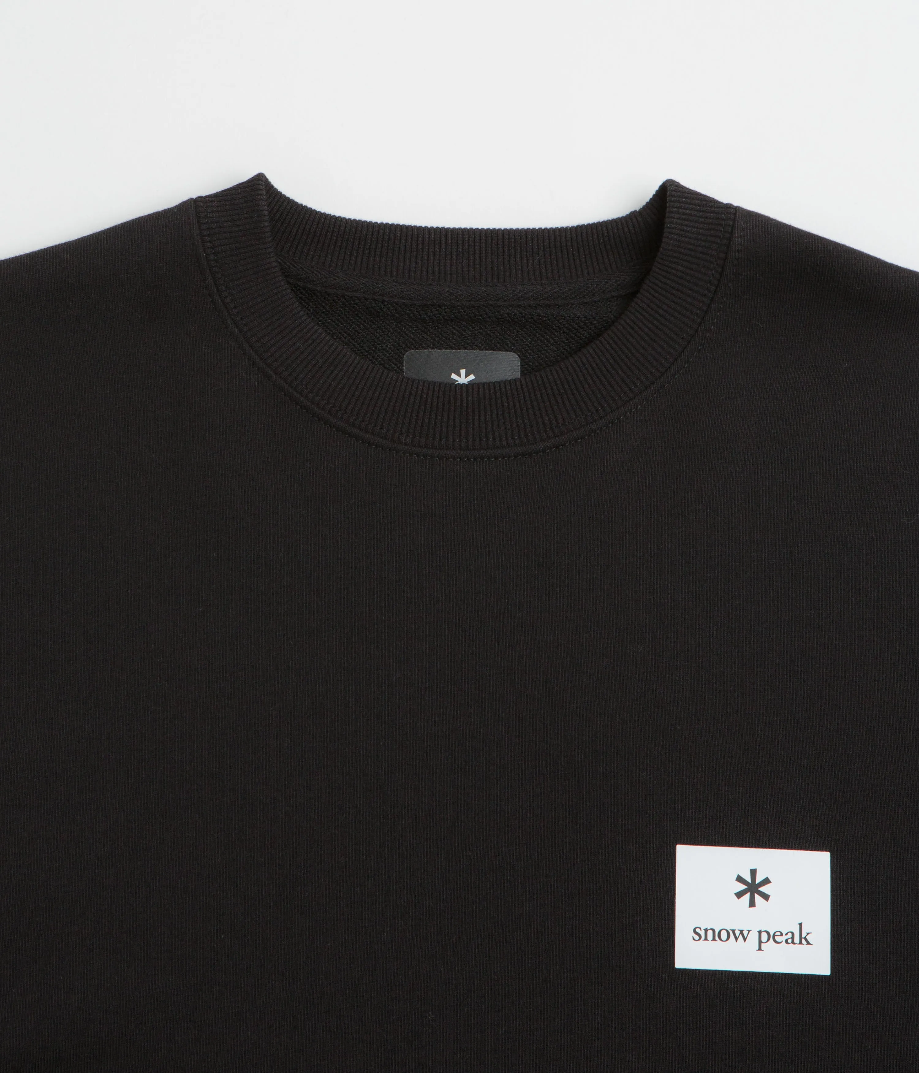 Snow Peak NSD Square Logo Sweatshirt - Black Urban Casual men