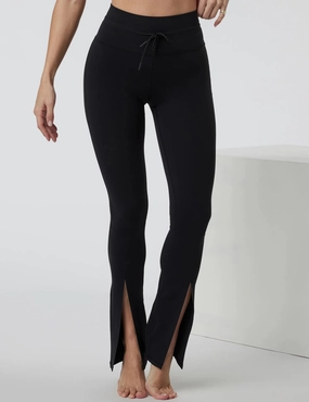 Snug fit High Stretch Daily Split Flare - Black