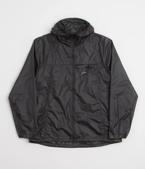 Full Length Zipper Cayl Feather Jacket - Black