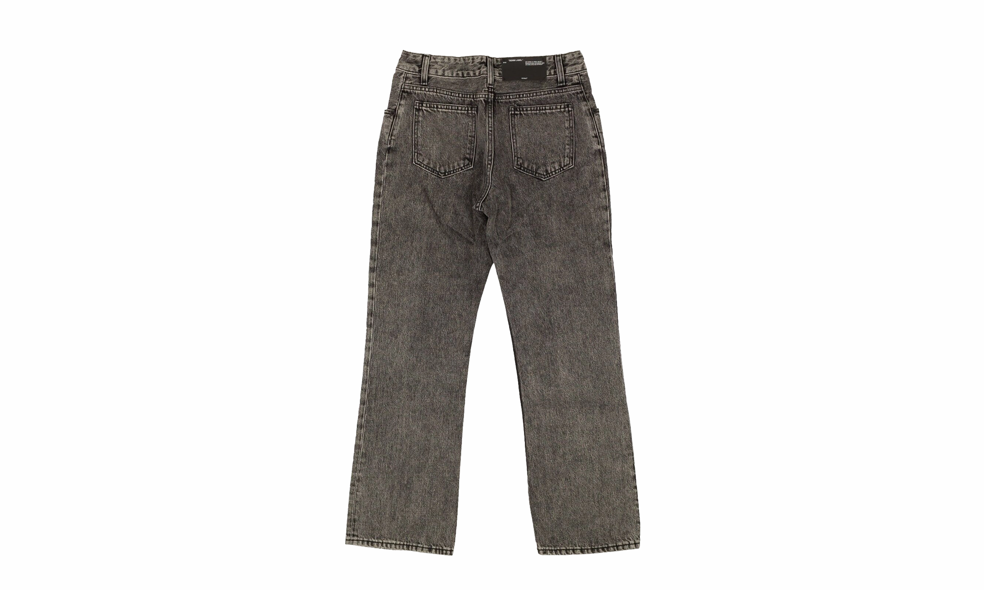Dark Wash Cropped Leg Jeans Dark "grey" Cool Outfitters