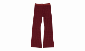 DASIY LANE KNIT JOGGERS & SWEATPANTS "Red"