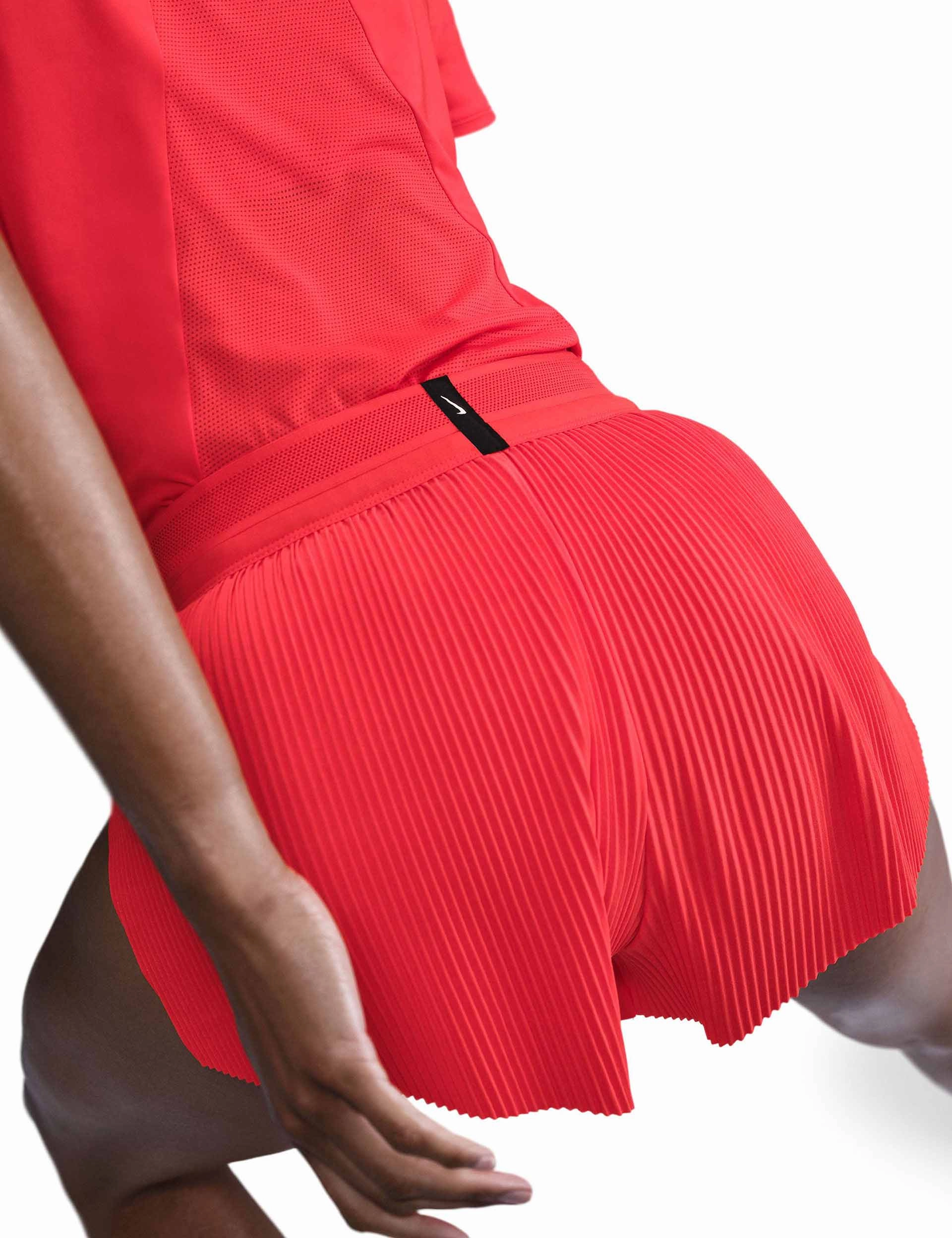 AeroSwift Dri-FIT ADV 3" Running Shorts - Light Crimson/Black Cap