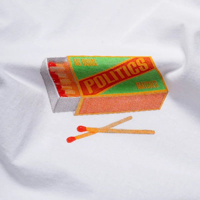 dry environment Politics Matchbox Tee - White
