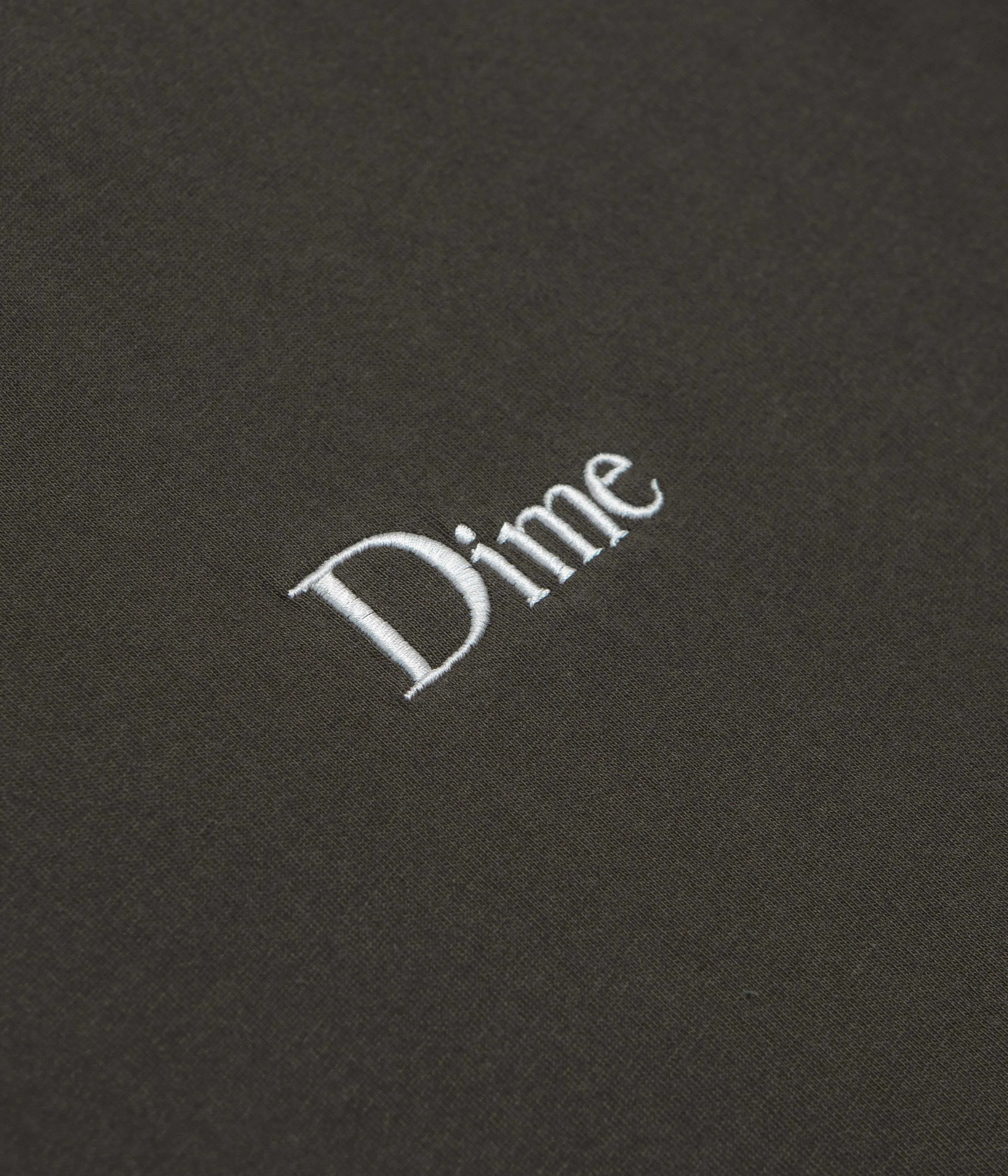Fashion Design Dime Classic Small Logo T-Shirt - Vintage Black