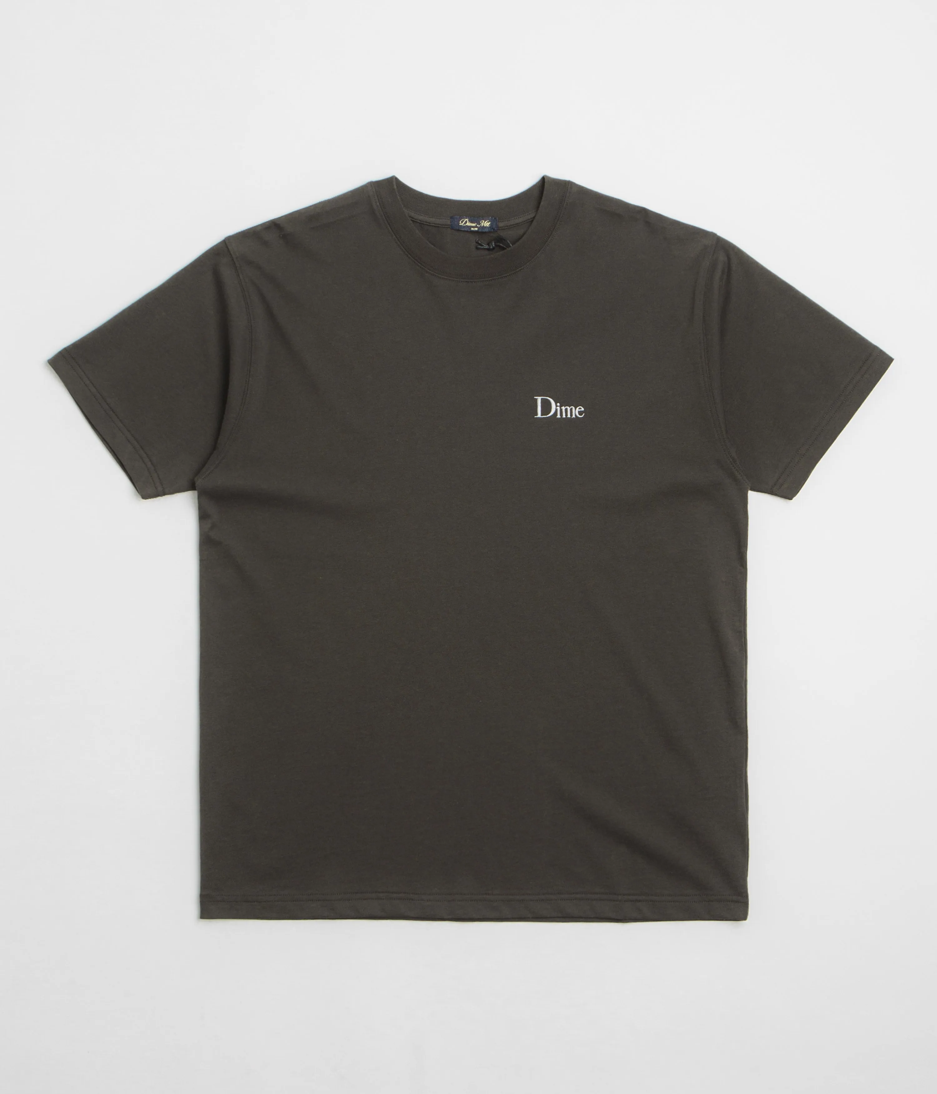 hostel venue Dime Classic Small Logo T-Shirt - Vintage Black