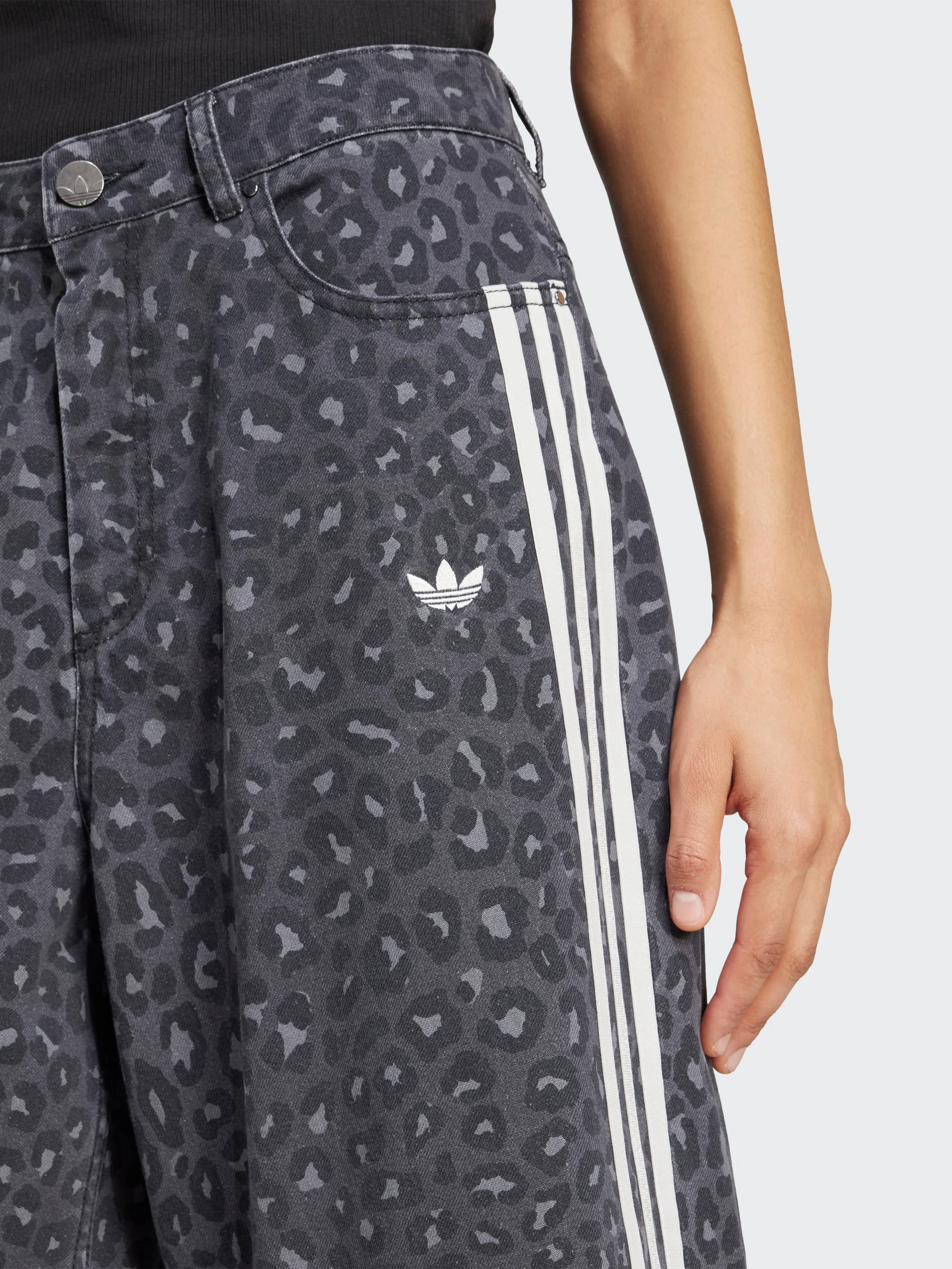 Silk Touch Denim Bermuda Shorts in Carbon