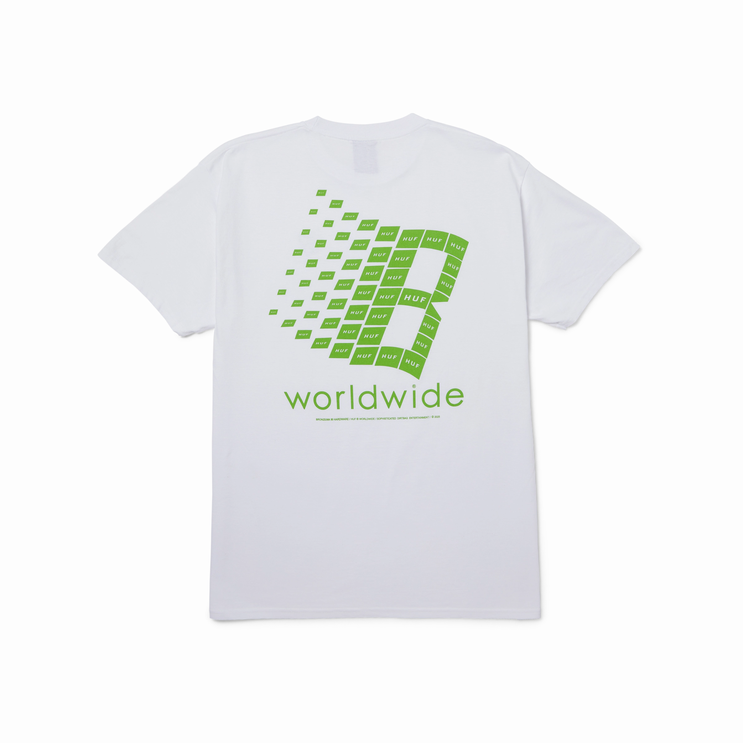 Huf x Bronze T-Shirt Wrinkle Free Care Ribbed Trim