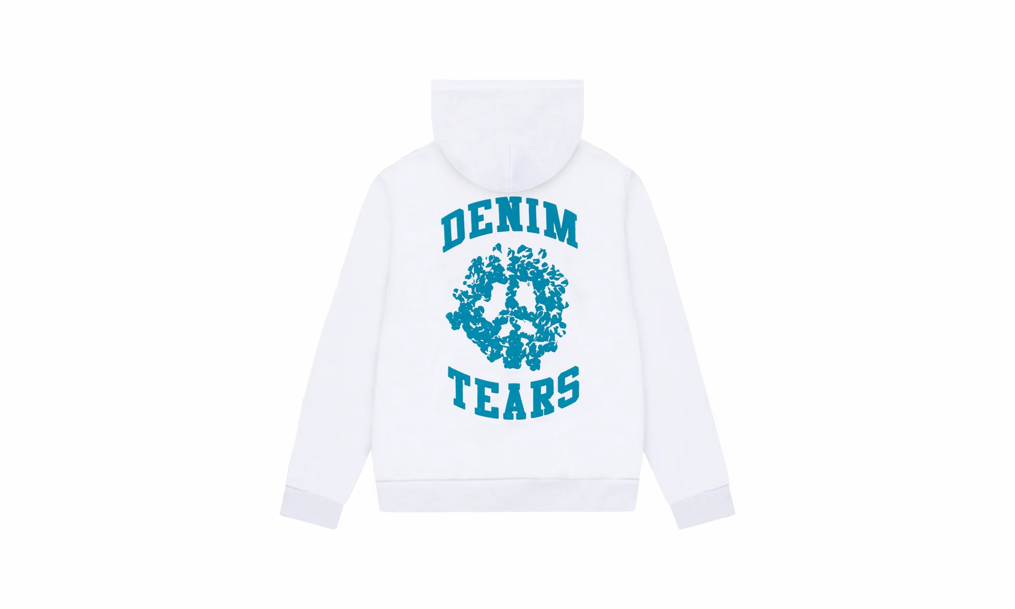 Denim University Zip Hoodie "White"