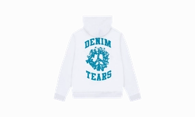 Denim University Zip Hoodie "White"
