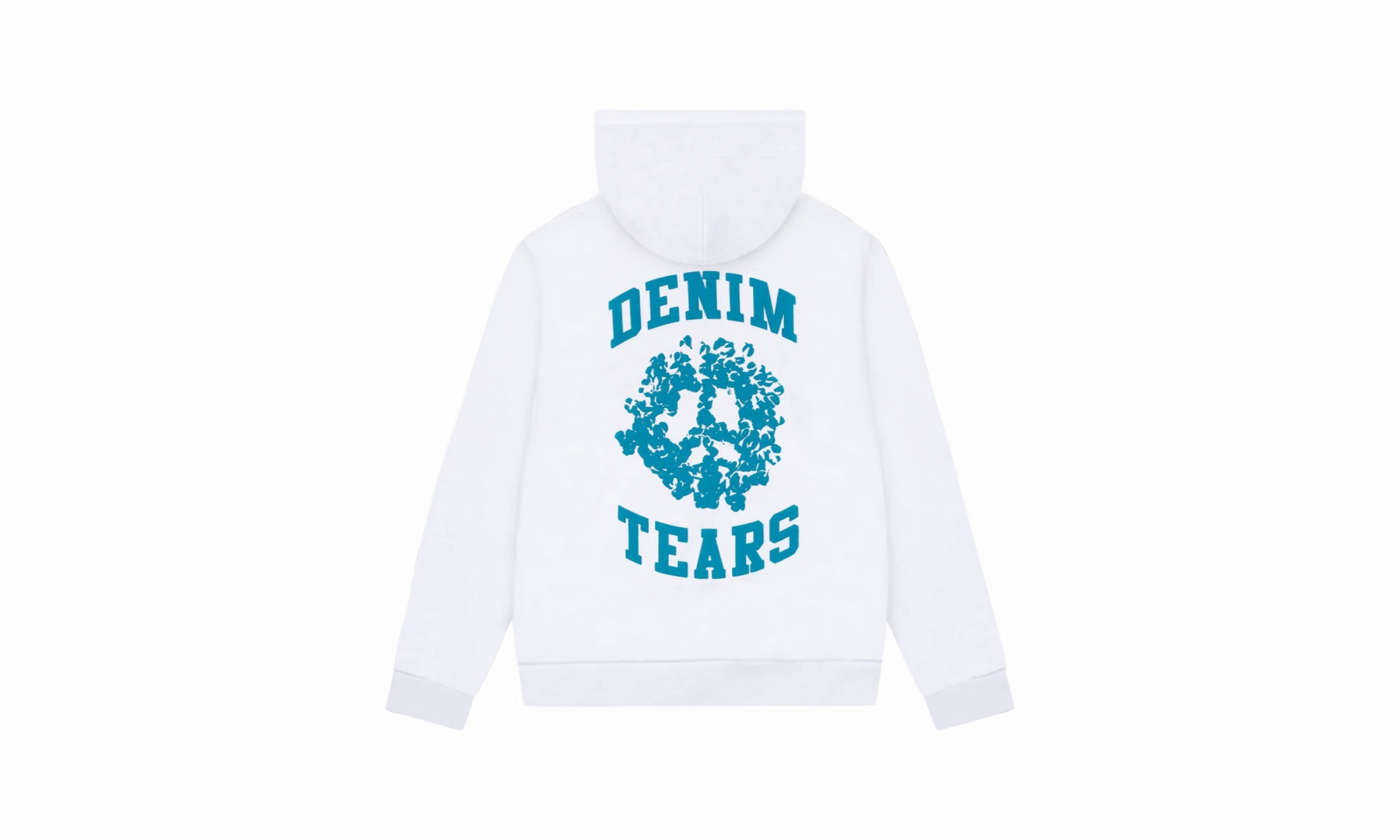 Denim University Zip Hoodie "White"