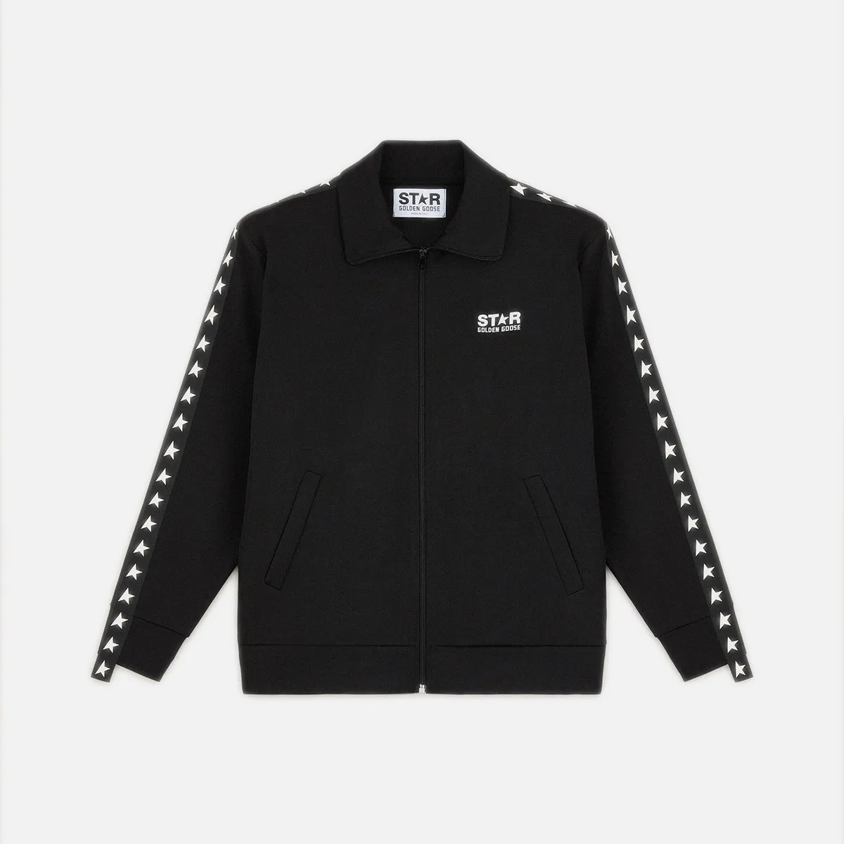 Sea Fit DENIS STAR TRACK JACKET - BLACK / WHITE