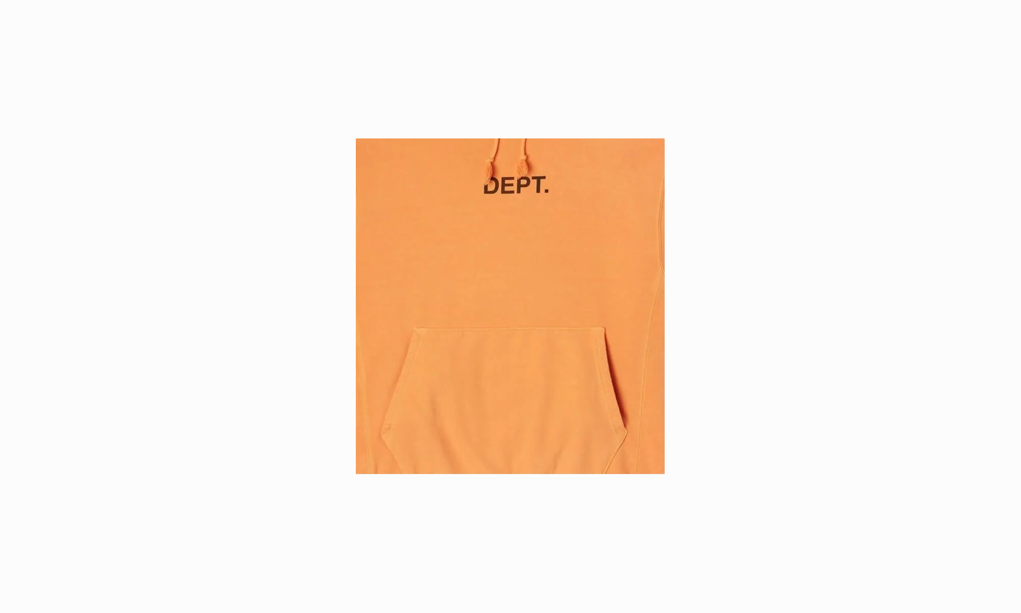 Dept Logo Hoodie "Orange / Black"