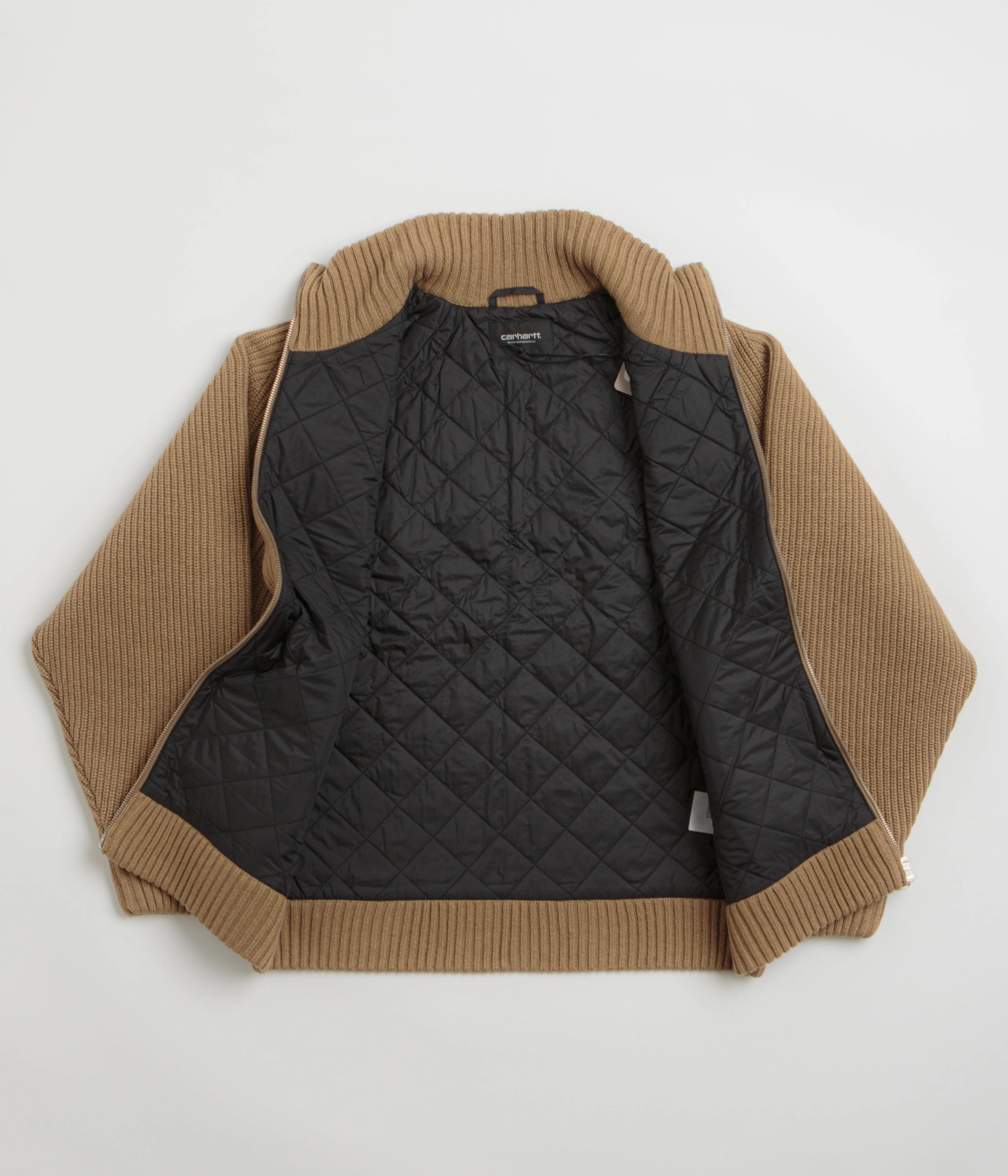 second - hand Carhartt Banley Sweater Jacket - Peanut