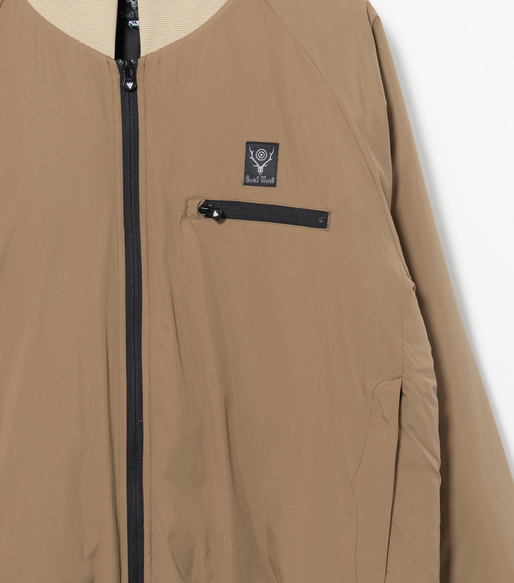Insulator R.C Jacket (Light Brown) Noise Free Zipper