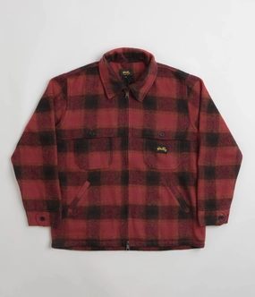 Stan Ray Mackinaw Jacket - Red Plaid Feedback Panama