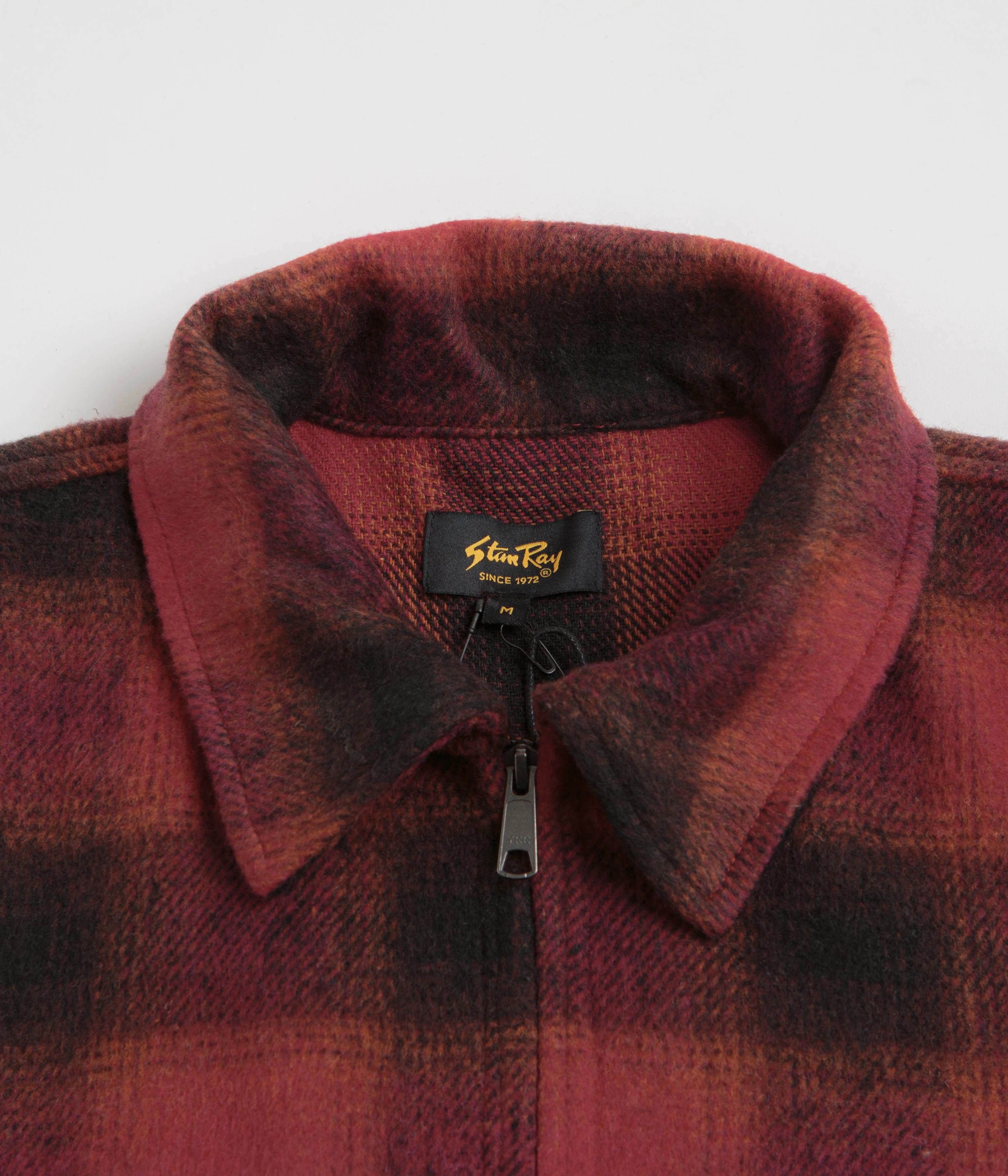 Stan Ray Mackinaw Jacket - Red Plaid Reflective Piping Infatuation