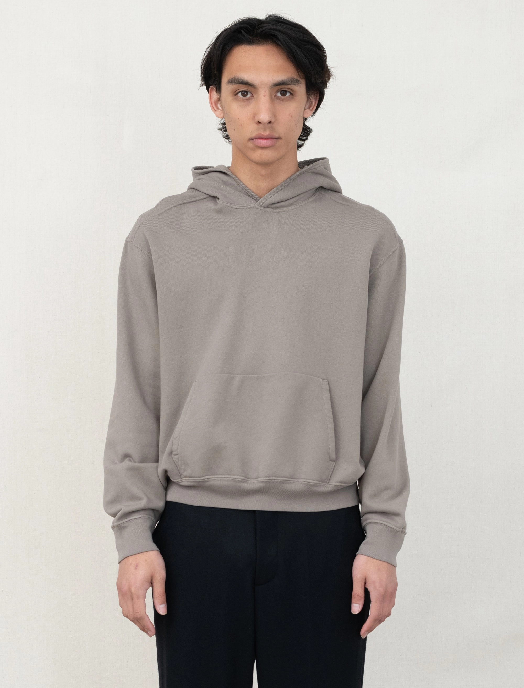 Casual Blouse MoistureWicking Mini Hoodie (Anvil Grey)