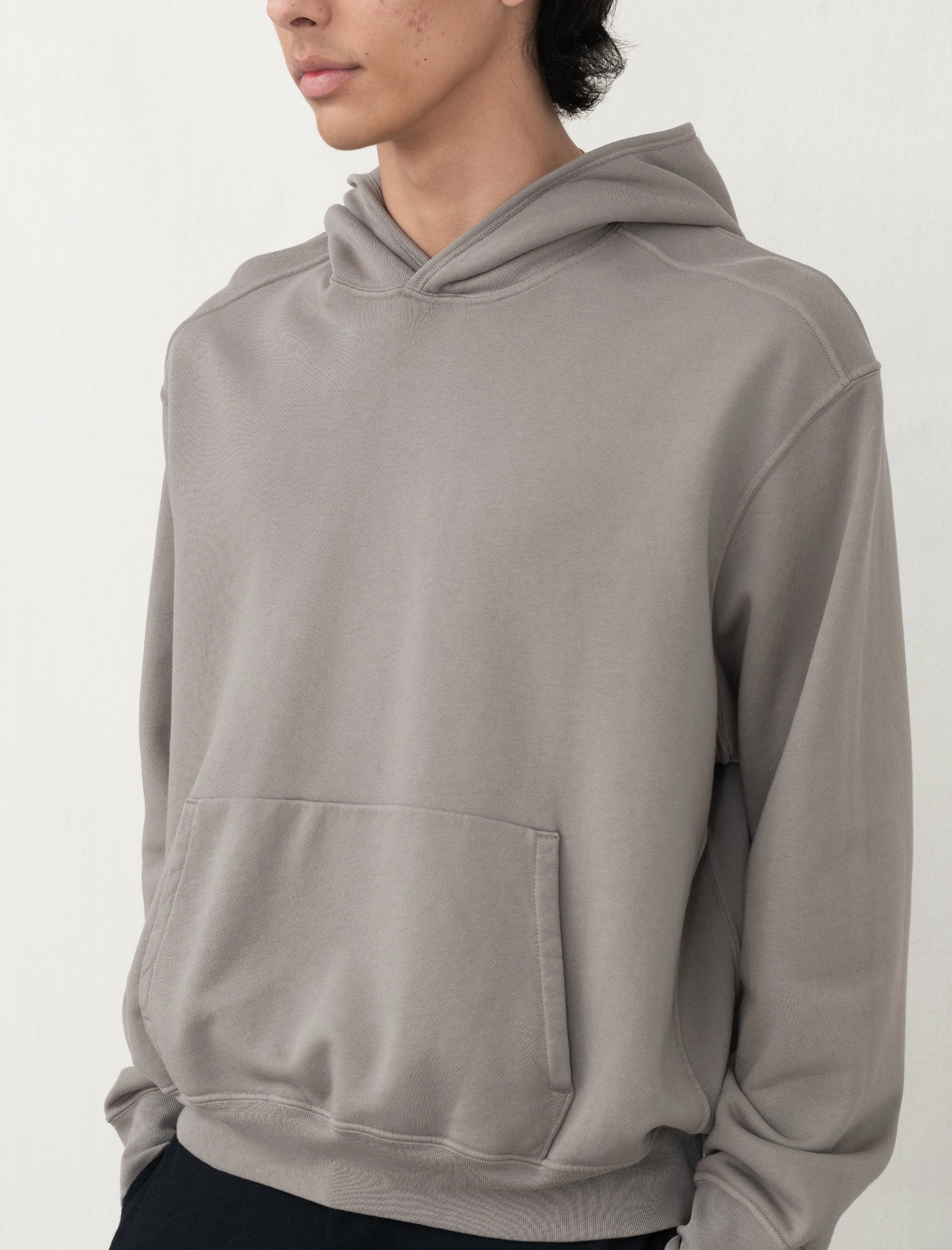 Mini Hoodie (Anvil Grey) Reused Cloth Kangaroo Pocket