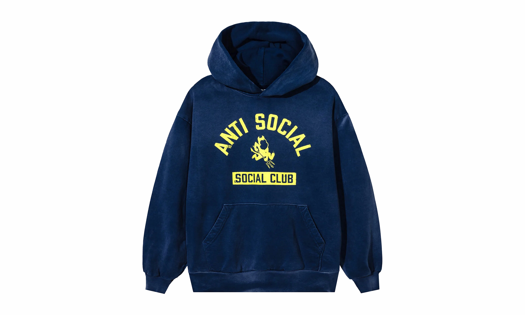 Devil??s Playground Hoodie "Vintage wash Navy"
