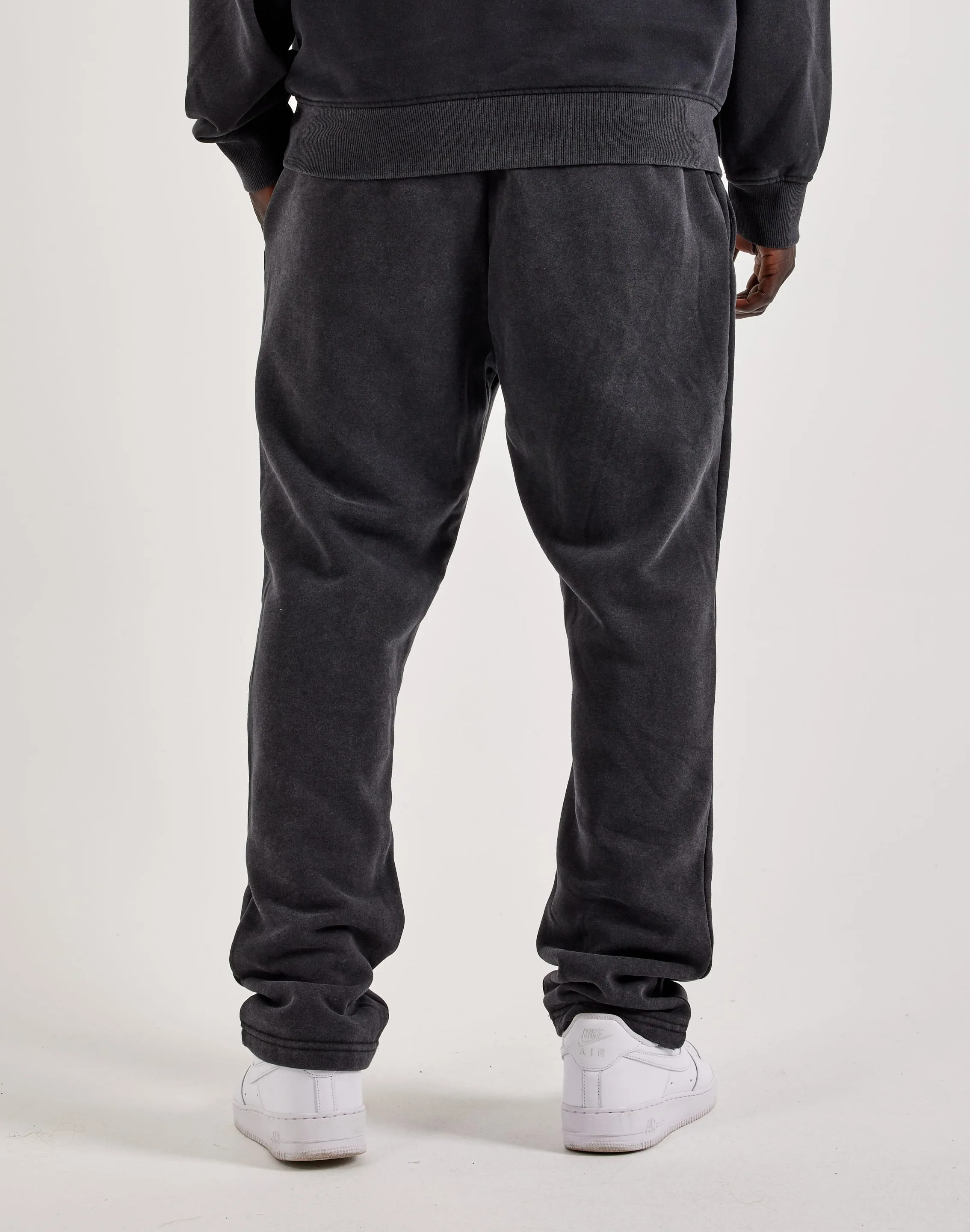 DH Essentials Acid Wash Fleece Sweatpants AdjustableWaist