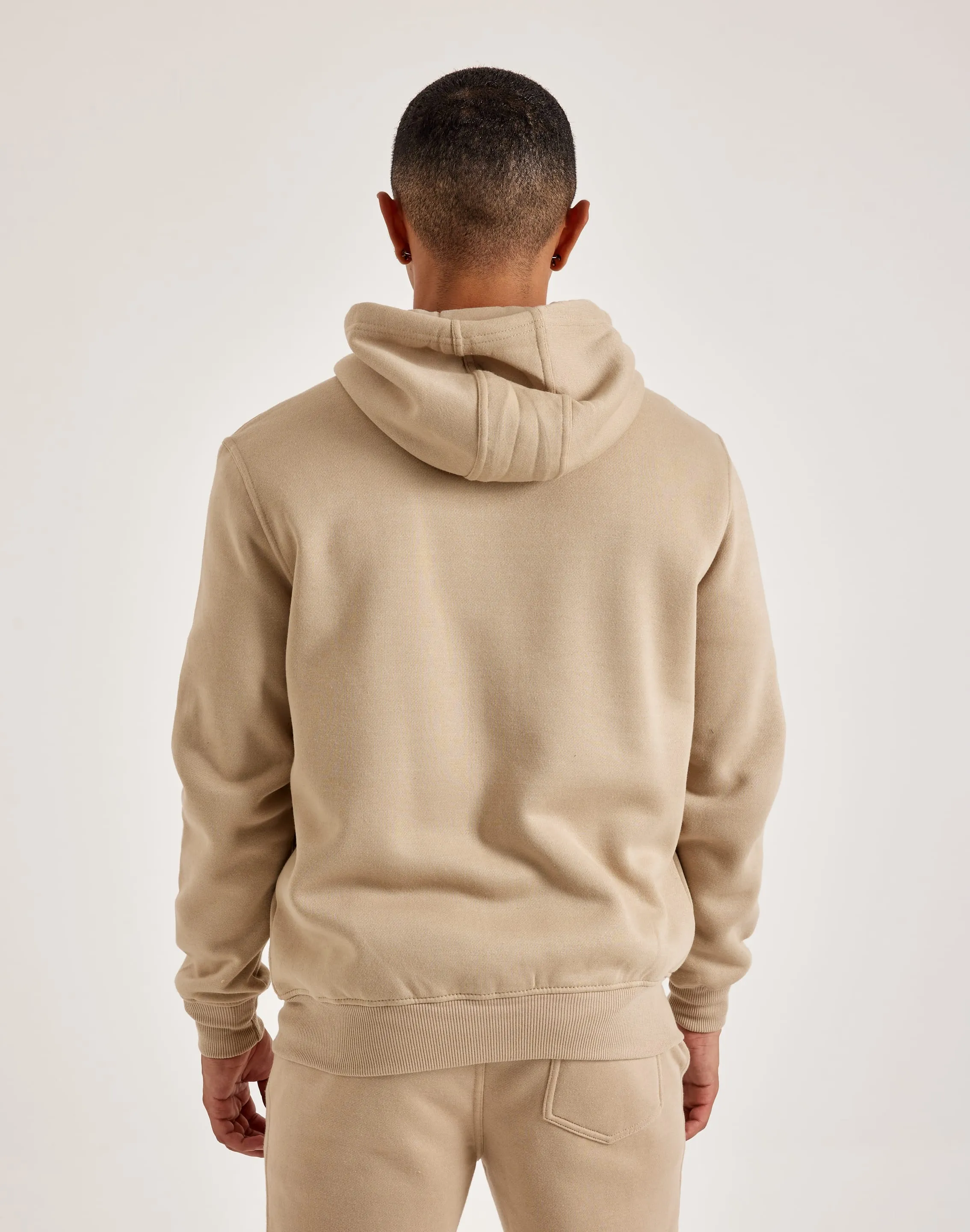 DH Essentials Basic Full-Zip Fleece Hoodie Fashion Core