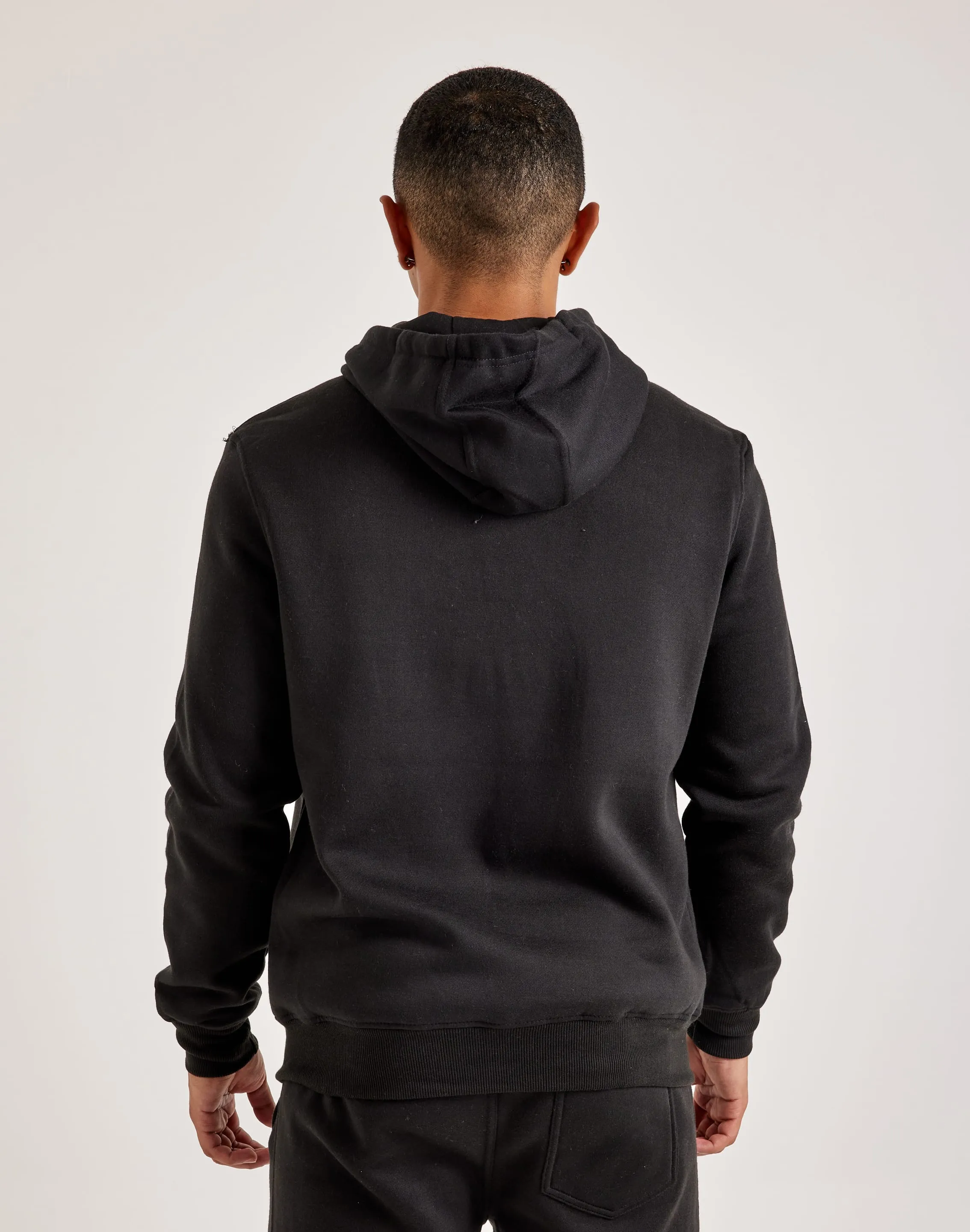DH Essentials Basic Full-Zip Fleece Hoodie Layer Safe Boho Light