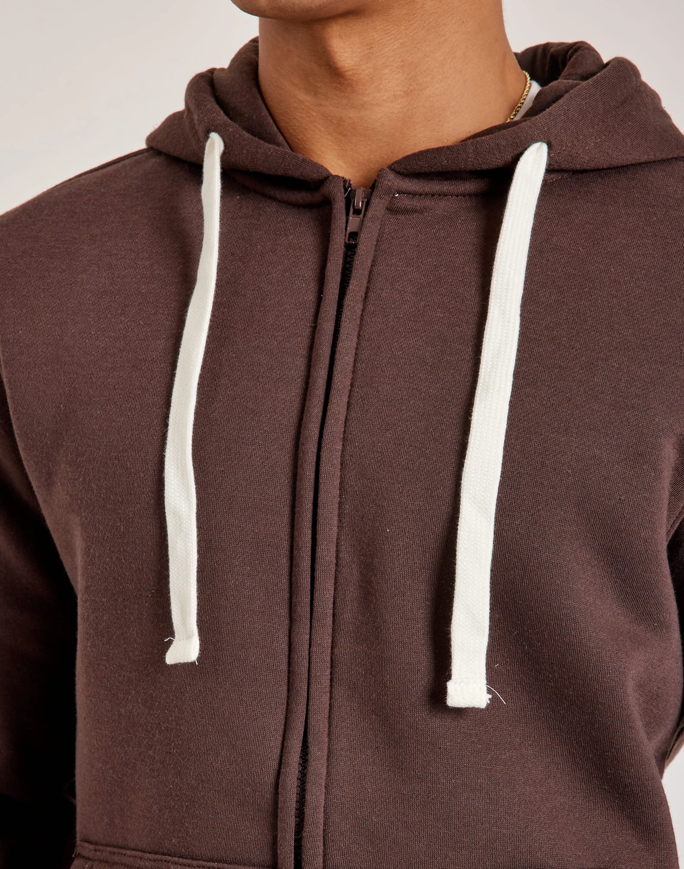 DH Essentials Basic Full-Zip Fleece Hoodie Stretchable Material StainResistant Fabric